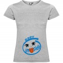 T-shirt Mamma Bimbo Bimba Baby Inside Premaman
