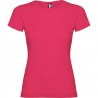 T-SHIRT BAMBINA BIMBA PURO COTONE FRONTE PERSONALIZZATA COLORE ROSA FUCSIA