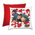CUSCINO PERSONALIZZATO ROSSO SAN VALENTINO MILLE CUORI
