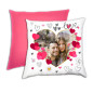 Cuscino Personalizzato Heart Frame Rosa San Valentino