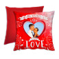Cuscino all you need is love rosso San Valentino