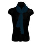 Pashmina seta sciarpa scarf uomo donna tinta unita basico colore blu