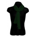 Pashmina seta sciarpa scarf uomo donna tinta unita basico colore verde scuro