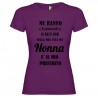 T-SHIRT PERSONALIZZATA PER LA NONNA È IL MIO PREFERITO COLORE VIOLA