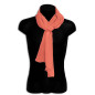 Pashmina seta sciarpa scarf uomo donna tinta unita basico colore rosa pesca