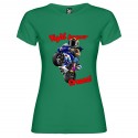 T-SHIRT PERSONALIZZATA PURO COTONE MOTO FIGHT FOR YOUR DREAMS COLORE VERDE