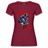T-SHIRT PERSONALIZZATA PURO COTONE MOTO FIGHT FOR YOUR DREAMS COLORE BORDEAUX