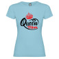T-shirt Personalizzata Puro Cotone Queen Mom Donna