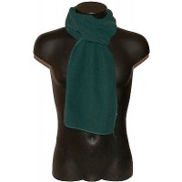 Pashmina sciarpa scarf uomo donna tinta unita morbida pile verde 1134