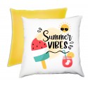CUSCINO PERSONALIZZATO GIALLO BICOLORE