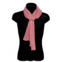 Pashmina seta sciarpa scarf uomo donna tinta unita basico colore rosa chiaro