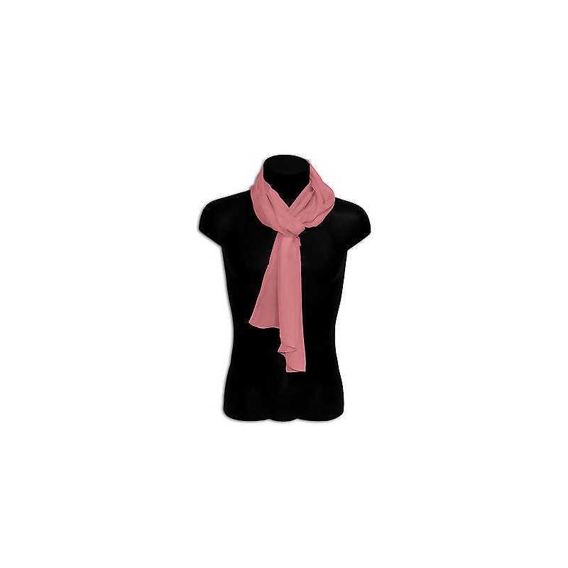 Pashmina seta sciarpa scarf uomo donna tinta unita basico colore rosa chiaro