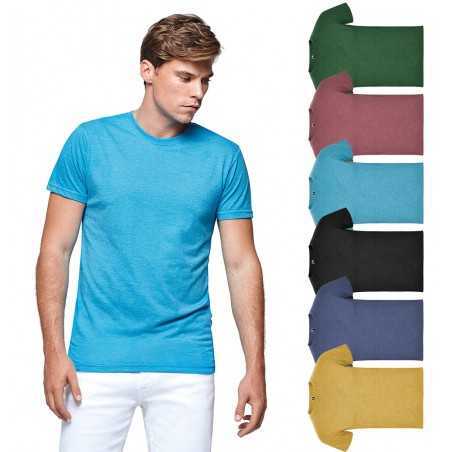 T-shirt Fox Melange Uomo Personalizzata – Maglietta Roly Girocollo