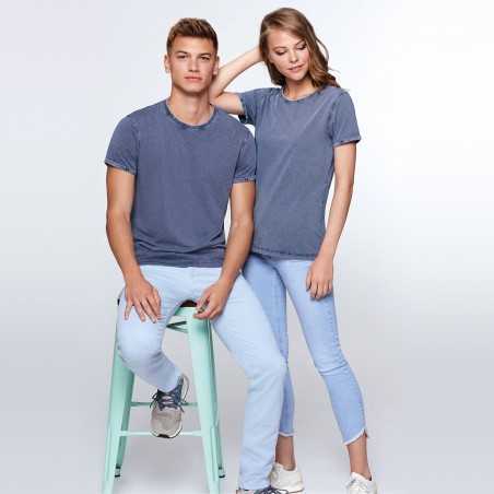 T-shirt Husky Effetto Jeans Uomo – Neutra o Personalizzata