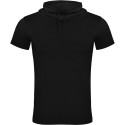 T-SHIRT PERSONALIZZATA LAURUS COTONE COLLO ALTO CON LACCI UOMO COLORE NERO