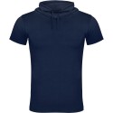 T-SHIRT PERSONALIZZATA LAURUS COTONE COLLO ALTO CON LACCI UOMO COLORE BLU NAVY