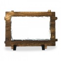 STAMPA SU ARDESIA CON SUPPORTO IN LEGNO RETTANGOLARE 22 X 16 cm