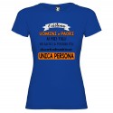 T-SHIRT UOMINI E PADRI PAPÀ DONNA STAMPA PERSONALIZZATA COLORE BLU ROYAL