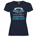 T-SHIRT UOMINI E PADRI PAPÀ DONNA STAMPA PERSONALIZZATA COLORE BLU NAVY