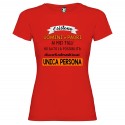 T-SHIRT UOMINI E PADRI PAPÀ DONNA STAMPA PERSONALIZZATA COLORE ROSSO