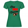 T-SHIRT BENE NON BENISSIMO DONNA STAMPA PERSONALIZZATA COLORE VERDE