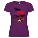 T-SHIRT BENE NON BENISSIMO DONNA STAMPA PERSONALIZZATA COLORE VIOLA