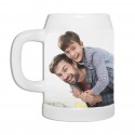 Boccale da Birra Foto 0,5l Personalizzato Pub Regalo