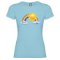 T-shirt Arcobaleno con Sole Andrà Tutto Bene