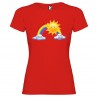T-SHIRT ARCOBALENO CON SOLE ANDRÀ TUTTO BENE