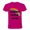 T-SHIRT RAINBOW MAN ANDRÀ TUTTO BENE ROSA FUCSIA