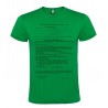 T-SHIRT AUTODICHIARAZIONE AUTOCERTIFICAZIONE MODULO VERDE