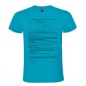 T-SHIRT AUTODICHIARAZIONE AUTOCERTIFICAZIONE MODULO AZZURRO