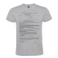 T-shirt Autodichiarazione Autocertificazione Modulo