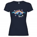 T-SHIRT PERSONALIZZATA ANDRÀ TUTTO BENE ARCOBALENO NUOVOLE BOLLE BLU