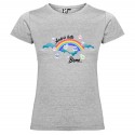 T-SHIRT PERSONALIZZATA ANDRÀ TUTTO BENE ARCOBALENO NUOVOLE BOLLE GRIGIO
