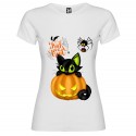 T-SHIRT PERSONALIZZATA DONNA HALLOWEEN BIANCO
