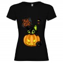 T-SHIRT PERSONALIZZATA DONNA HALLOWEEN NERO