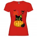 T-SHIRT PERSONALIZZATA DONNA HALLOWEEN ROSSO
