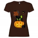T-SHIRT PERSONALIZZATA DONNA HALLOWEEN MARRONE