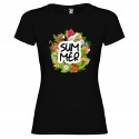 T-SHIRT CON STAMPA SUMMER ESTATE NERO