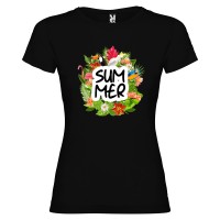 T-shirt con Stampa Summer Estate