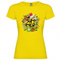 T-SHIRT CON STAMPA SUMMER ESTATE GIALLO