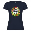 T-SHIRT CON STAMPA SUMMER ESTATE BLU NAVY