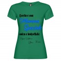 T-SHIRT PERSONALIZZATA DONNA QUESTA È UNA MAMMA SPECIALE VERDE