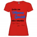 T-SHIRT PERSONALIZZATA DONNA QUESTA È UNA MAMMA SPECIALE ROSSO