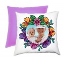 CUSCINO PERSONALIZZATO FLOWER FOTO MAMMA