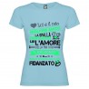 T-SHIRT PERSONALIZZATA IL FIDANZATO MIGLIORE AMICO COLORE AZZURRO