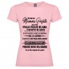 T-shirt personalizzata con scritta non sono una mamma perfetta ma il mio folle figlio mi ama e questo mi basta... colore rosa