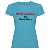 T-shirt personalizzata con scritta super mamma by colore turchese