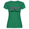 T-shirt personalizzata con scritta super mamma by colore verde